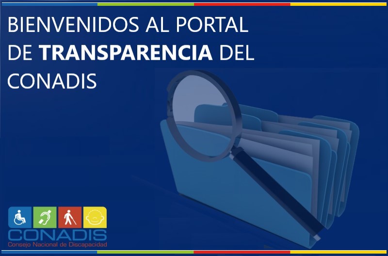 Bienvenidos al Portal de Transparencia del Conadis